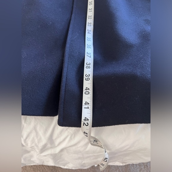 NWT J. Crew topcoat in navy cashmere blend size 40s (men’s medium) - Picture 8 of 13